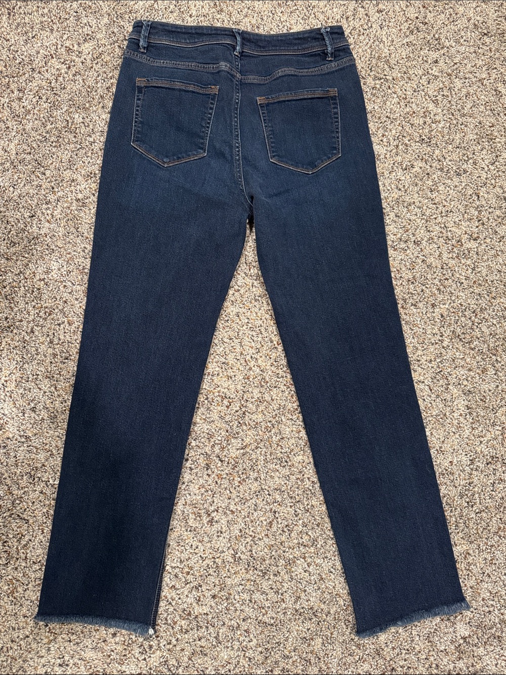 J. Jill High-Rise Straight Leg Jeans in Dark Indigo - Picture 4 of 4